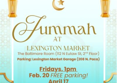 Jummah Prayer at Lexington Market