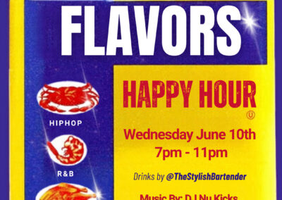 Flavors Happy Hour presented by Blk Ass Flea Mkt