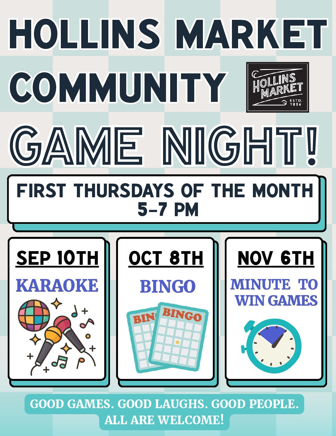 Community Game Night- Hollins Market