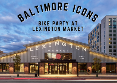 Baltimore Bike Party At Lexington Market