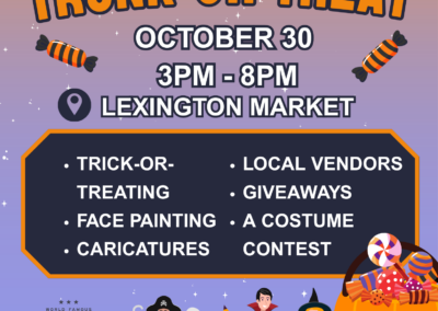Party on the Plaza & Trunk or Treat- Lexington Market